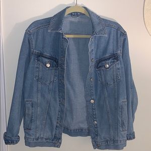 Topshop Oversized Jean Jacket